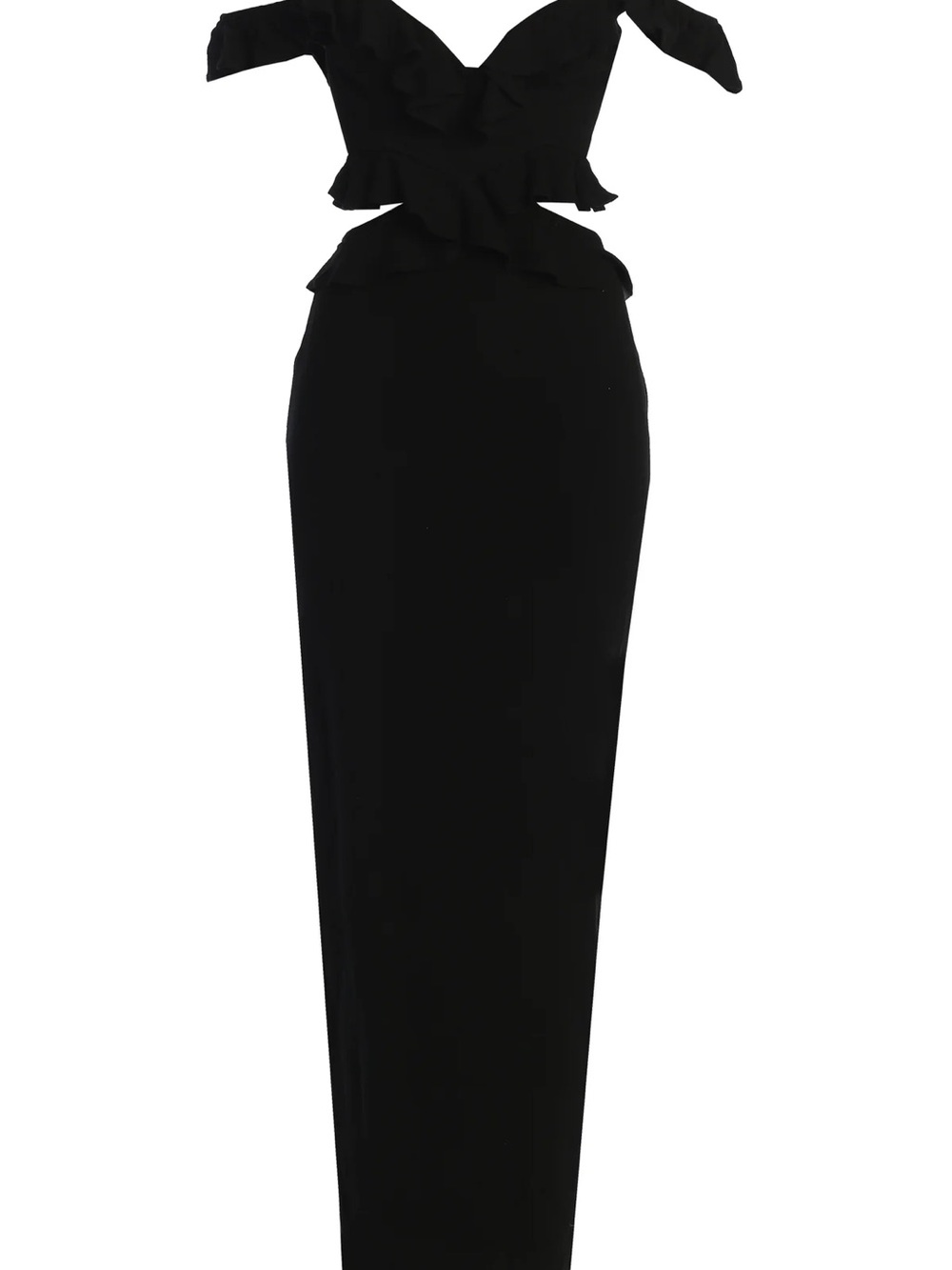 Jluxlabel BLACK BRIGHTER DAYS LINEN MAXI DRESS